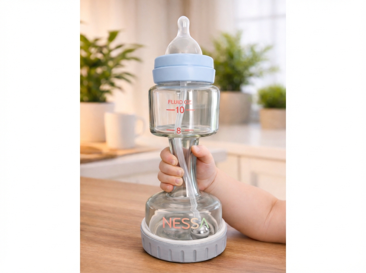 Nessa Bottle with Weighted Straw System